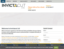 Tablet Screenshot of invictacut.co.uk